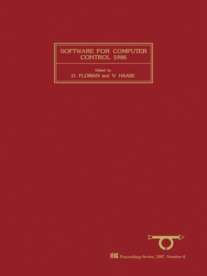 cover image of Software for Computer Control 1986